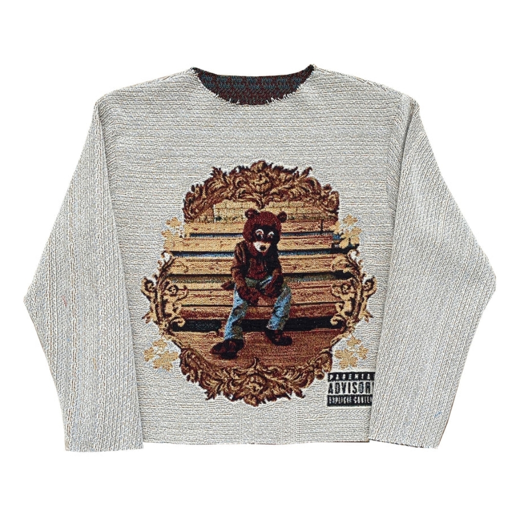Skyco Custom College Dropout Tapestry Sweater (Read for sizing)